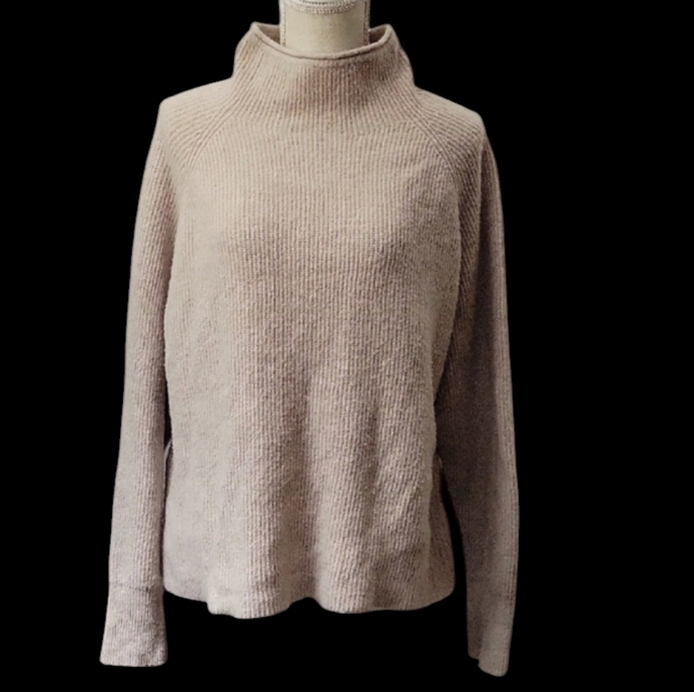 Thread & Supply Cozy Beige Turtleneck Sweater